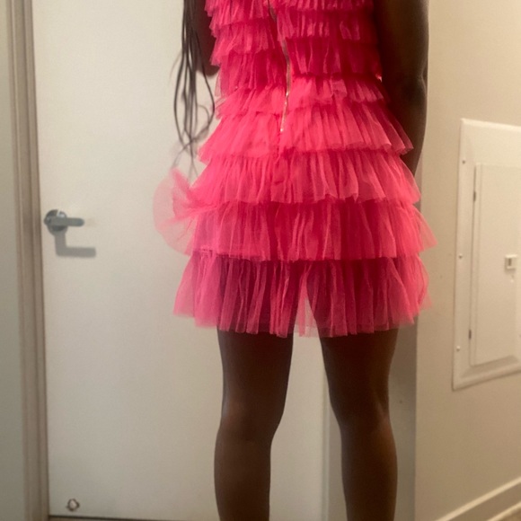 Pink Ruffled Dress - Picture 3 of 8